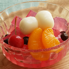 さくら白玉みつ豆