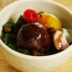 抹茶あんみつ