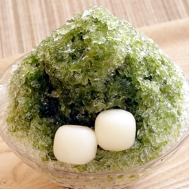 抹茶かき氷