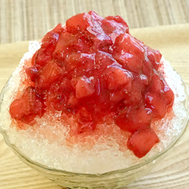 生イチゴかき氷